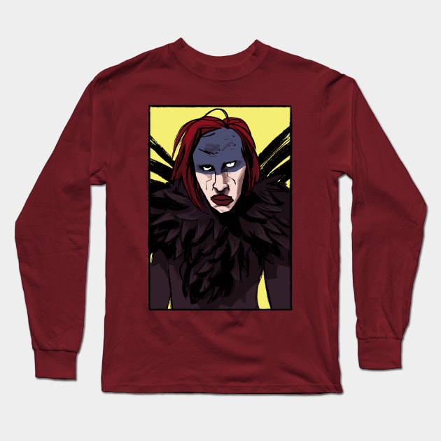 Marilyn Manson Long Sleeve T-Shirt by markodjeska